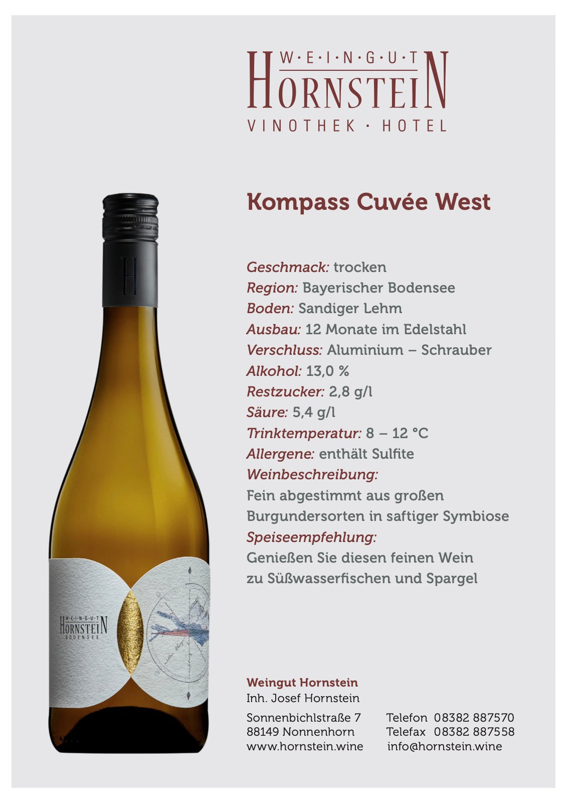 Weinexpertise 2022 | Compass Cuvée West | dry 