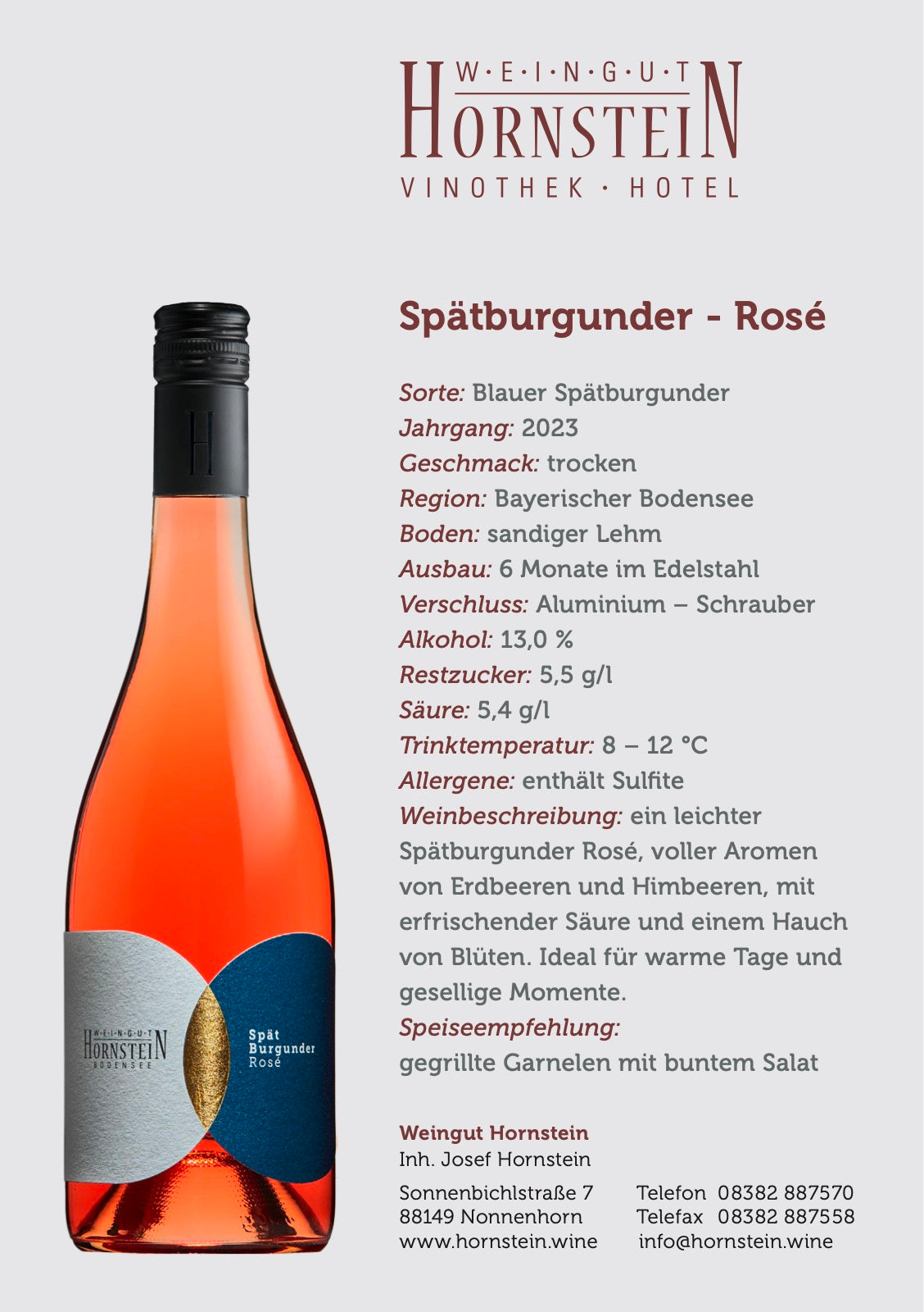 Weinexpertise 2023 | Pinot Noir Rosé | dry 