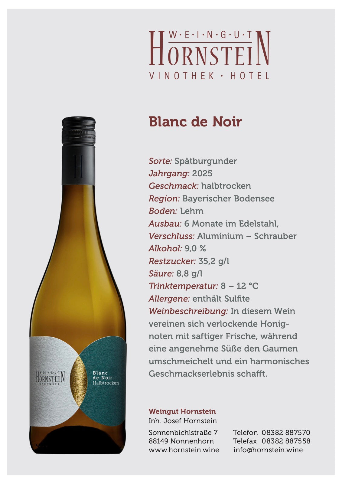 Weinexpertise 2025 | Blanc de Noir | halbtrocken